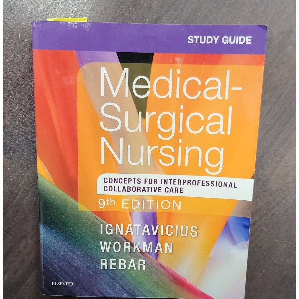 Medical-Surgical Nursing Study Guide 9th Edition Ignatavicius Elsevier
